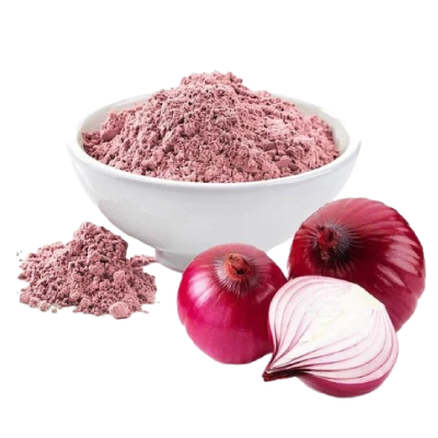 Pink onion powder