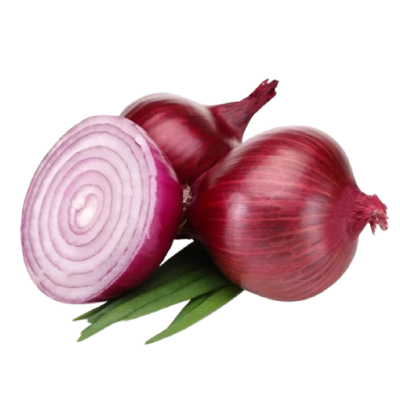 Red onion flakes